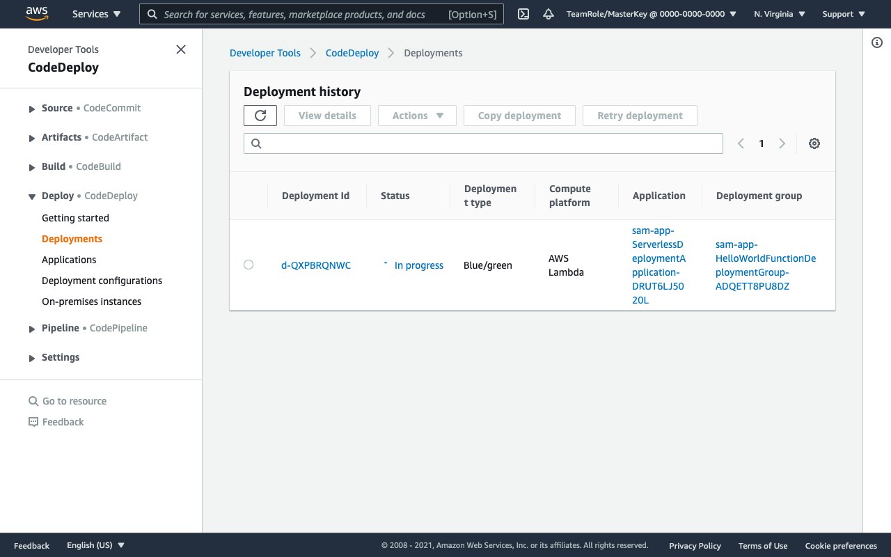 CanaryCodeDeploy